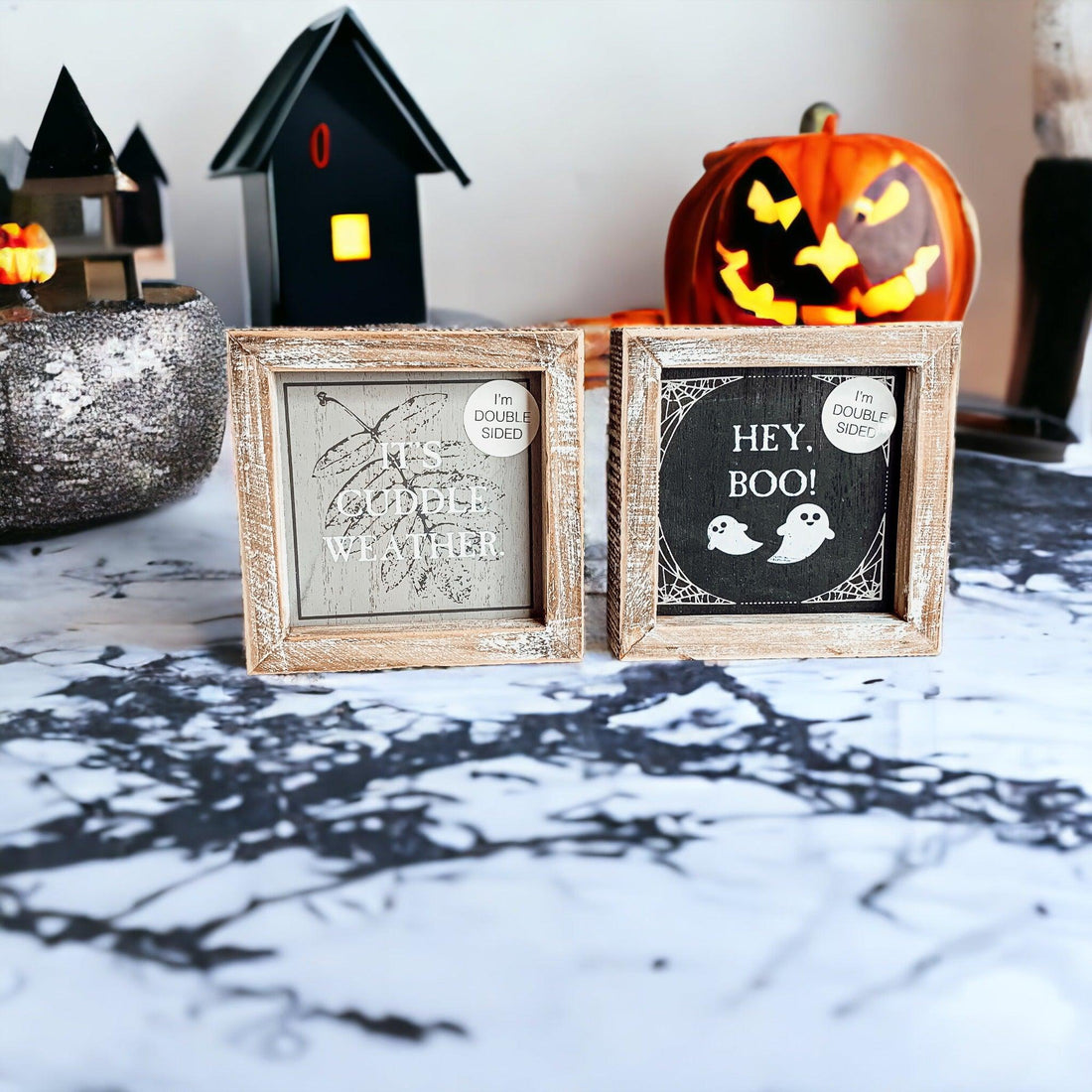 Reversible Fall + Halloween Sign — alternate product view 7