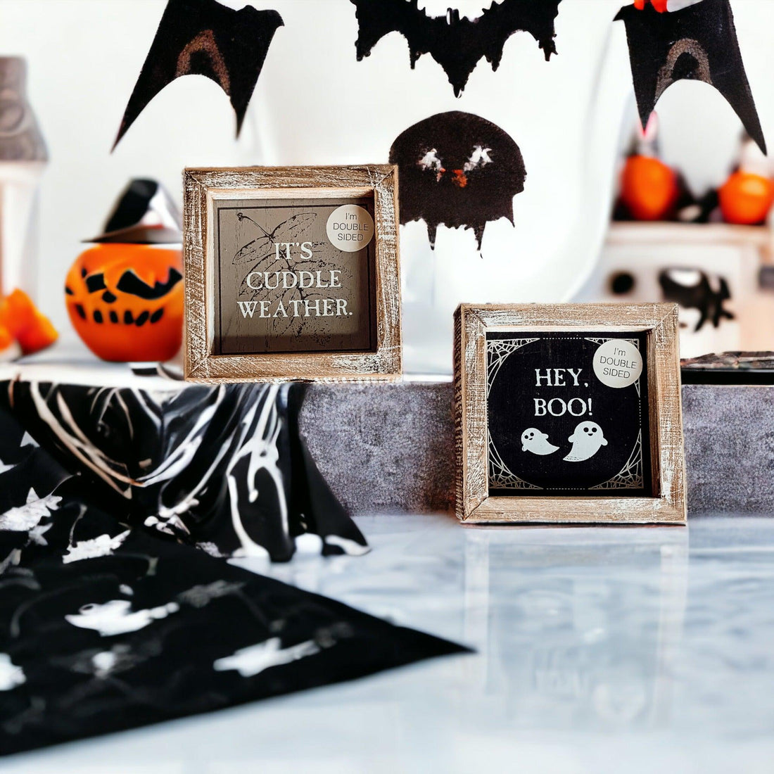 Reversible Fall + Halloween Sign — alternate product view 3