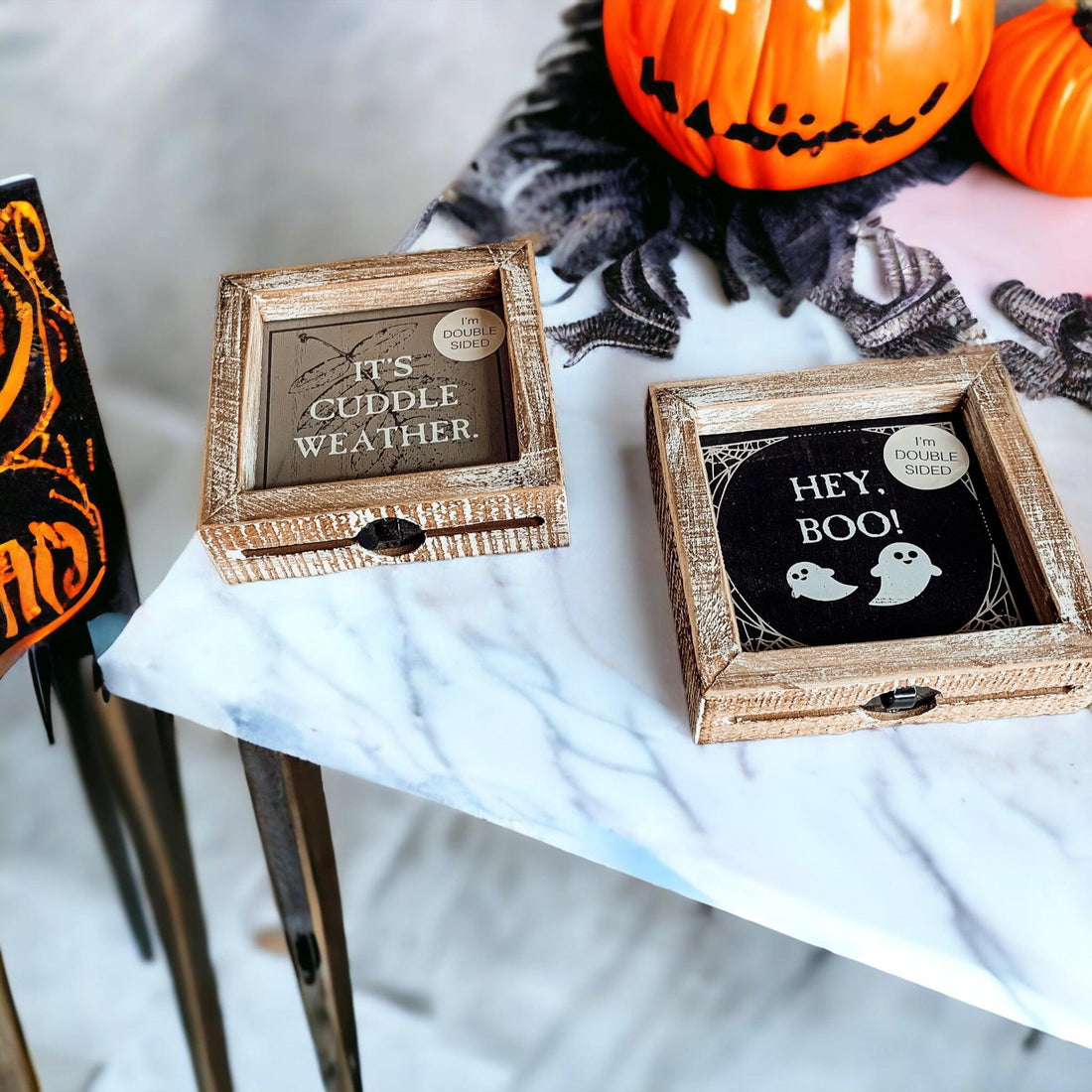 Reversible Fall + Halloween Sign — alternate product view 8
