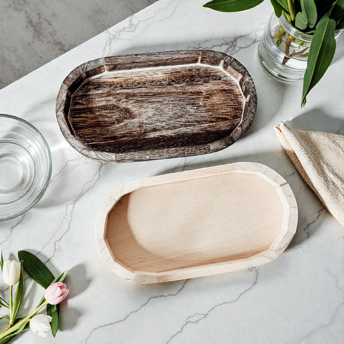 Rustic Wood Catchall — alternate product view 3