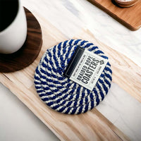 Blue Braided Coasters — alternate product view 26