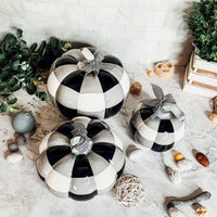 Buffalo Plaid Pumpkins