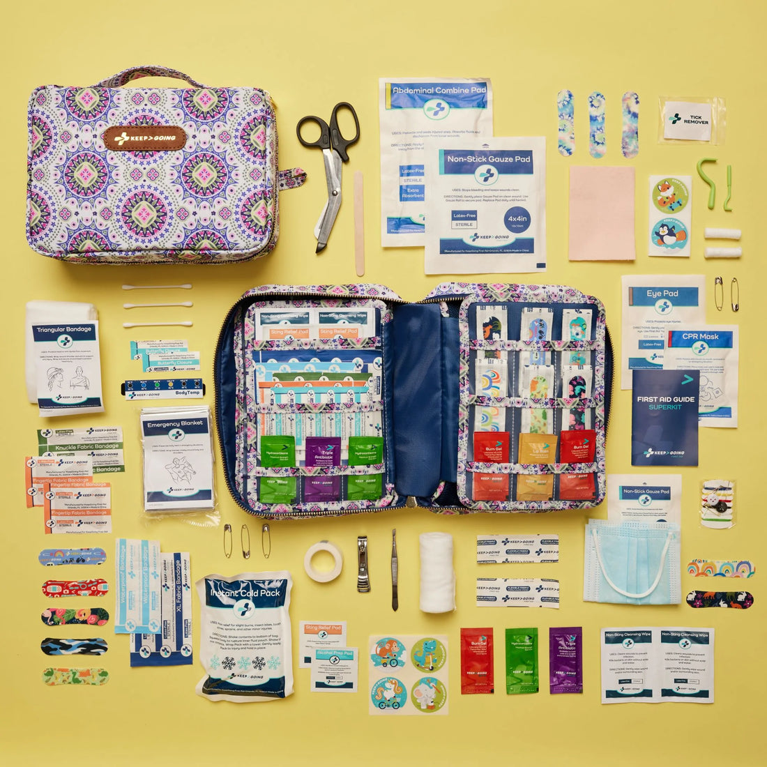 BOHO 270 piece SuperKit: First Aid by Keep Going First Aid