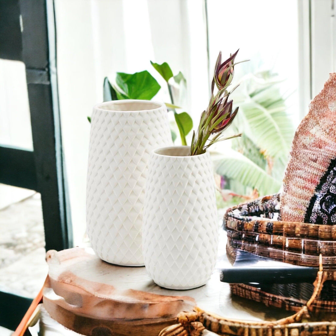 Diamond-Weave Vase — alternate product view 2