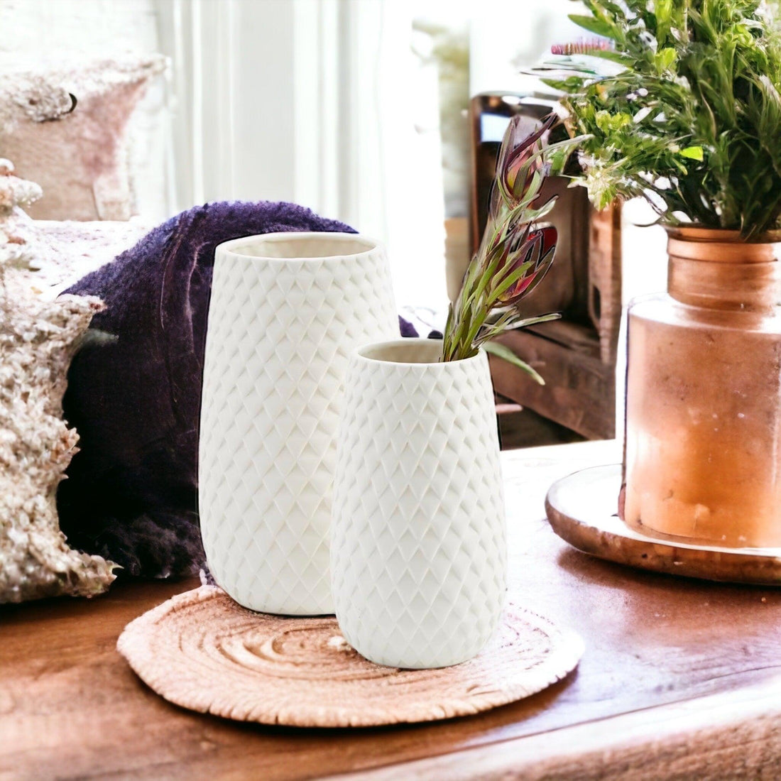 Diamond-Weave Vase — alternate product view 6