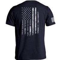 Husband Father Protector Hero American Flag