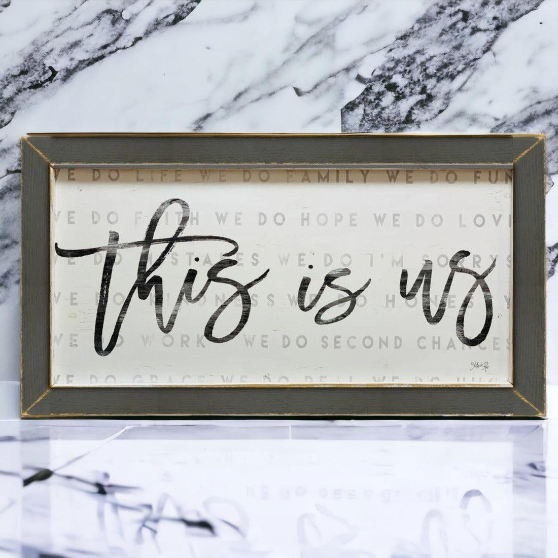 “This Is Us” XL Wall Sign — alternate product view 3