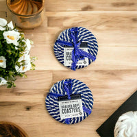 Blue Braided Coasters — alternate product view 27
