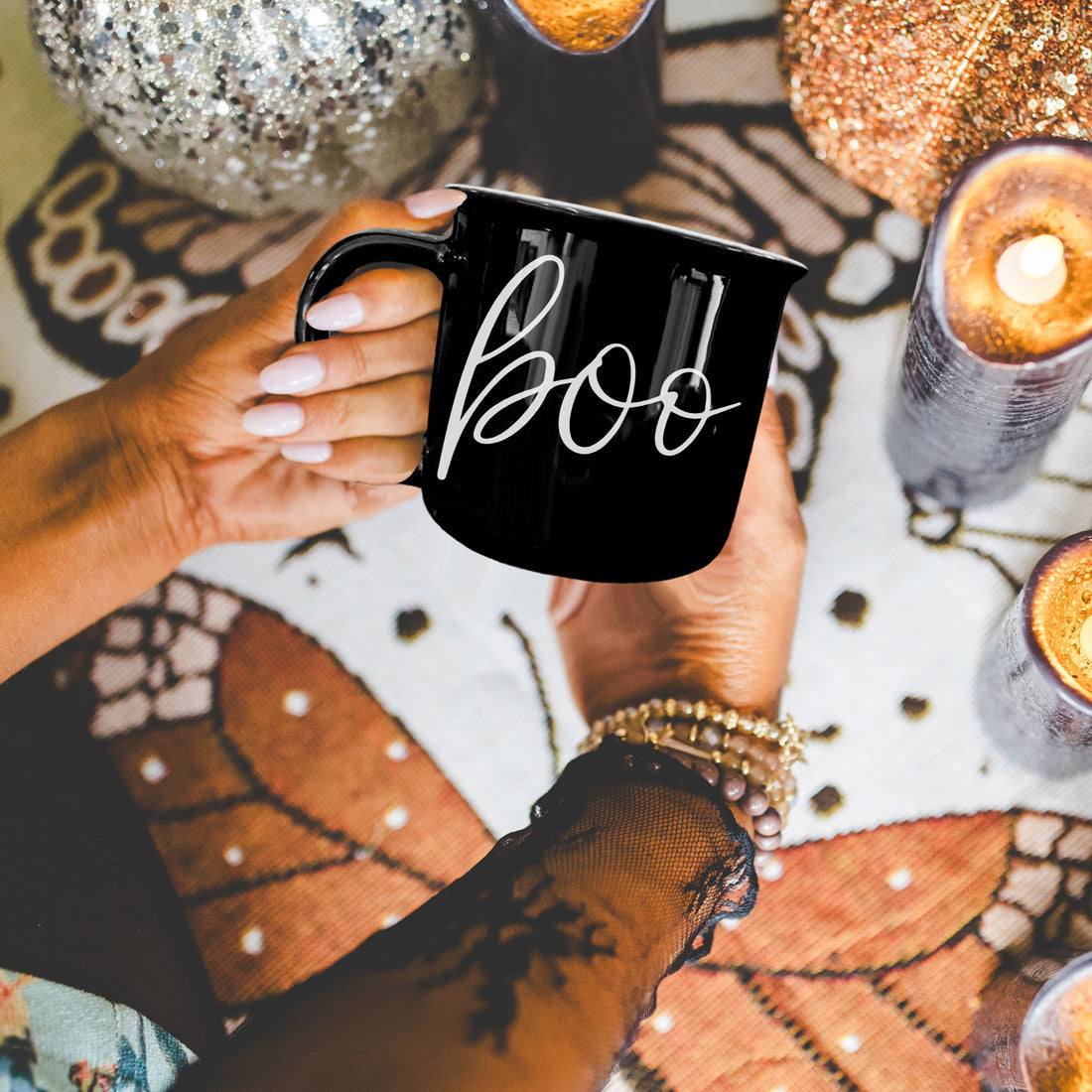 Black Ceramic Mug — alternate product view 22