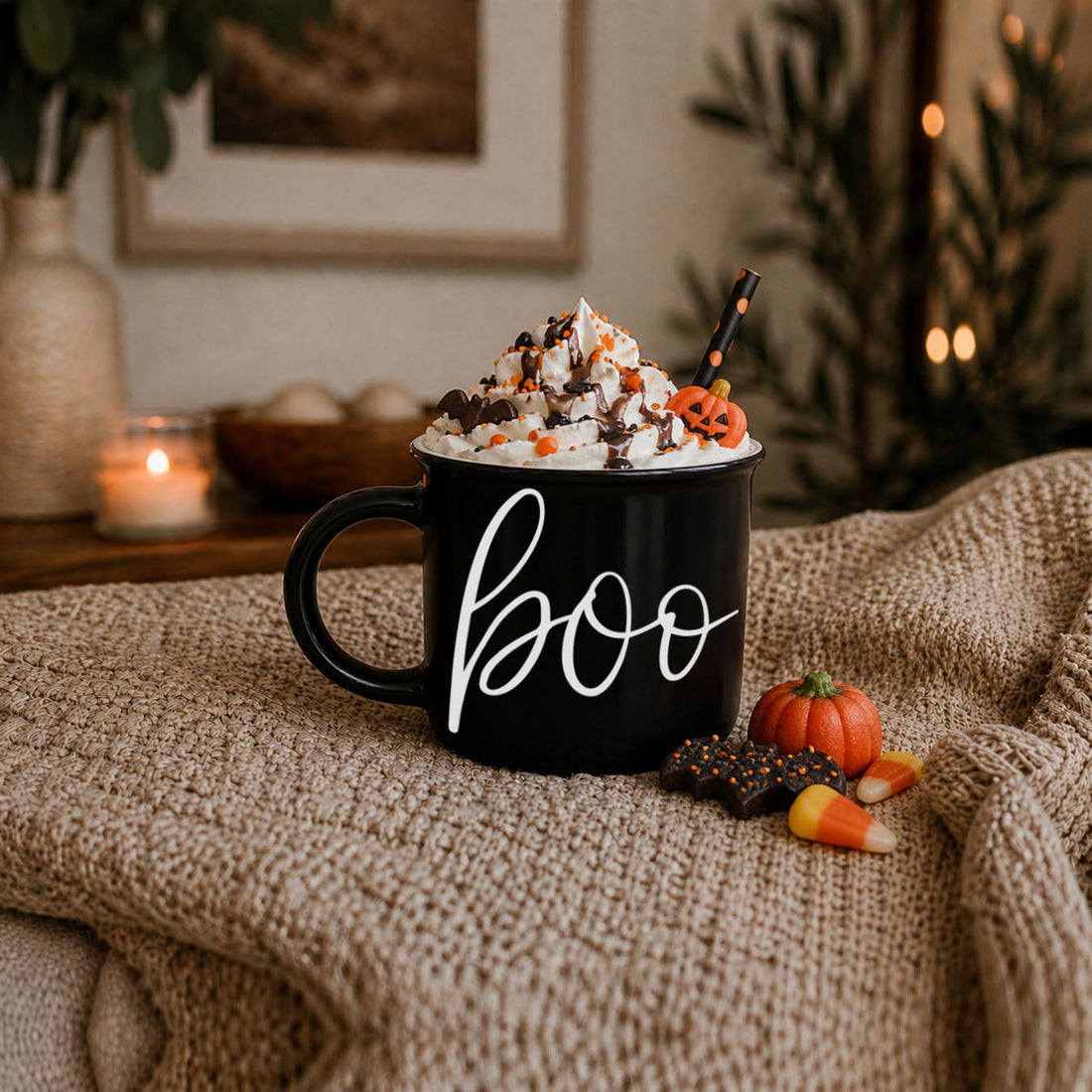 Black Ceramic Mug — alternate product view 10