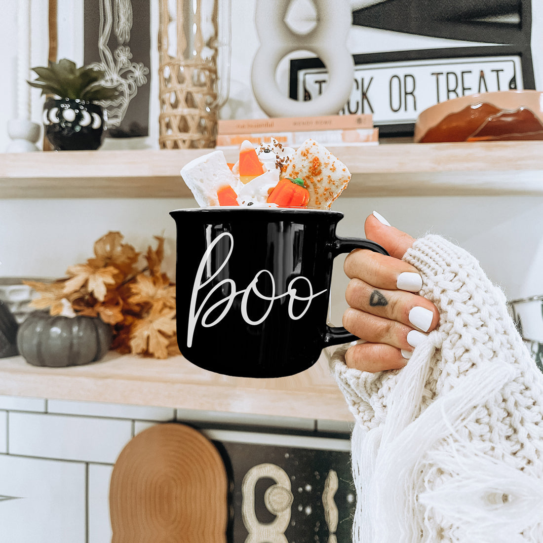 Black Ceramic Mug — alternate product view 21