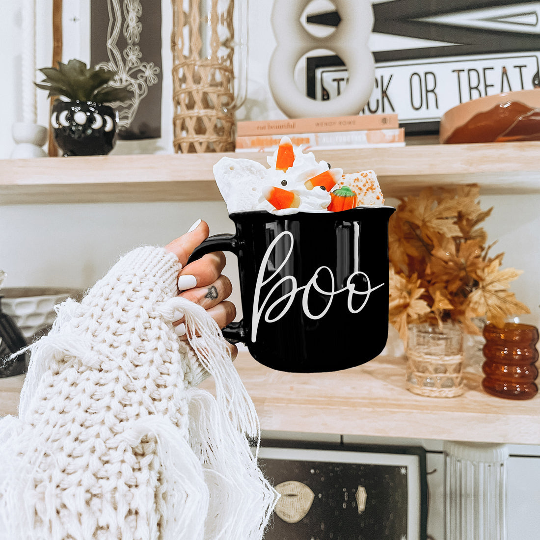 Black Ceramic Mug — alternate product view 28