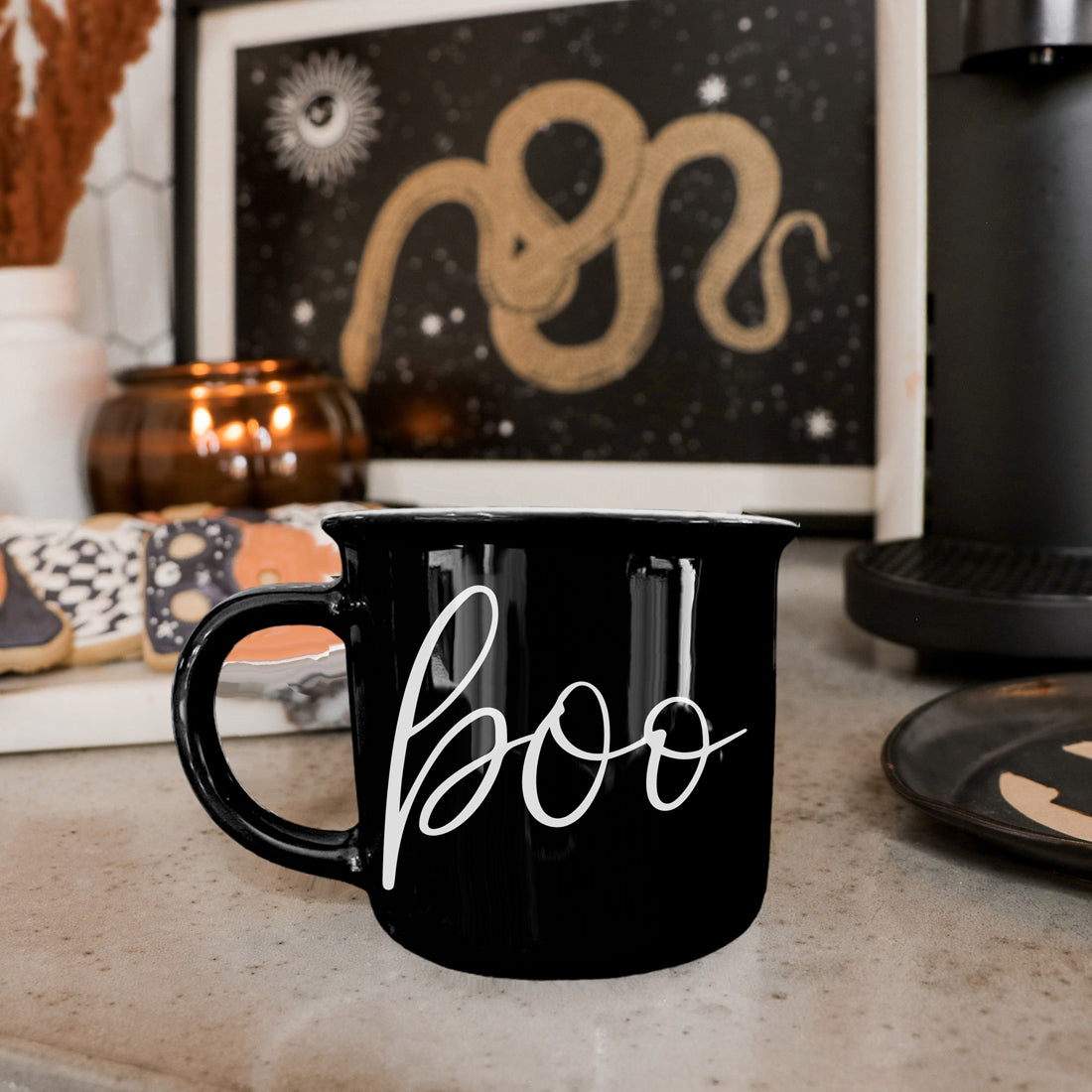 Black Ceramic Mug — alternate product view 29