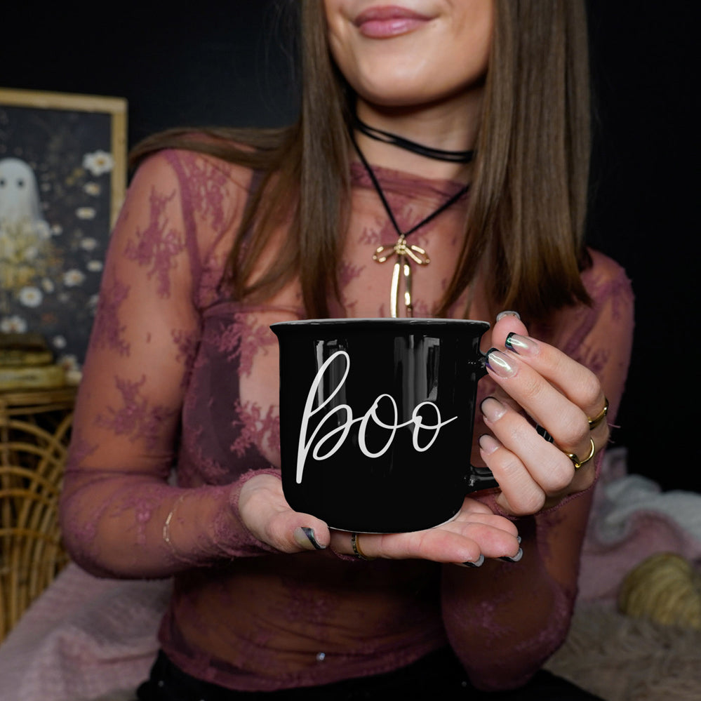 Black Ceramic Mug — alternate product view 34