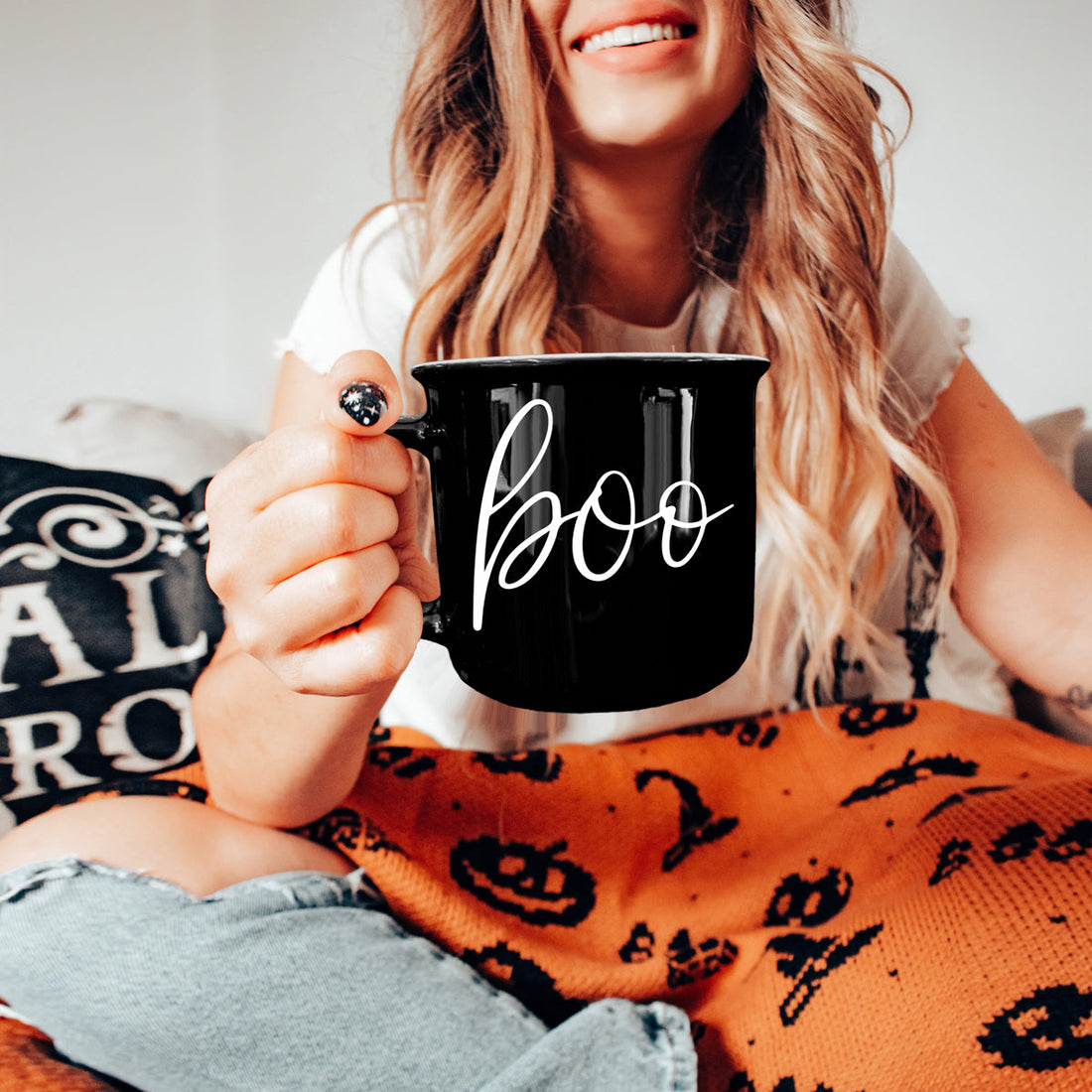 Black Ceramic Mug — alternate product view 13