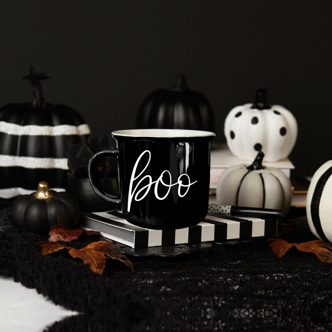 Black Ceramic Mug — alternate product view 12