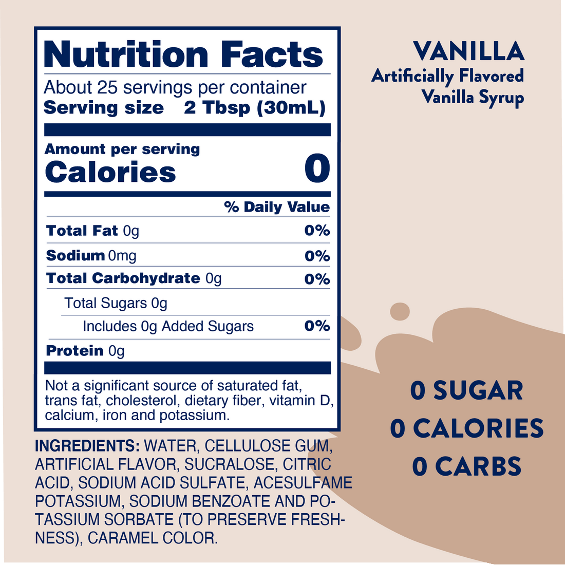 Sugar Free Vanilla Syrup product photo 6 of 7