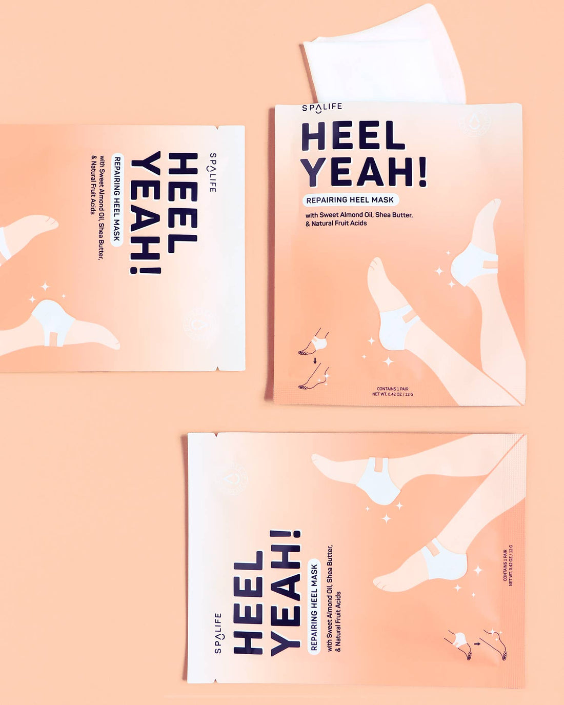 Could Sand a Deck | Repairing Heel Masks, 3 Pack