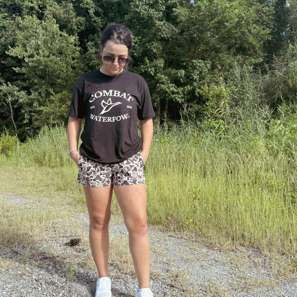 Combat Waterfowl 2.5 Women's Short Mosul Camo view 1