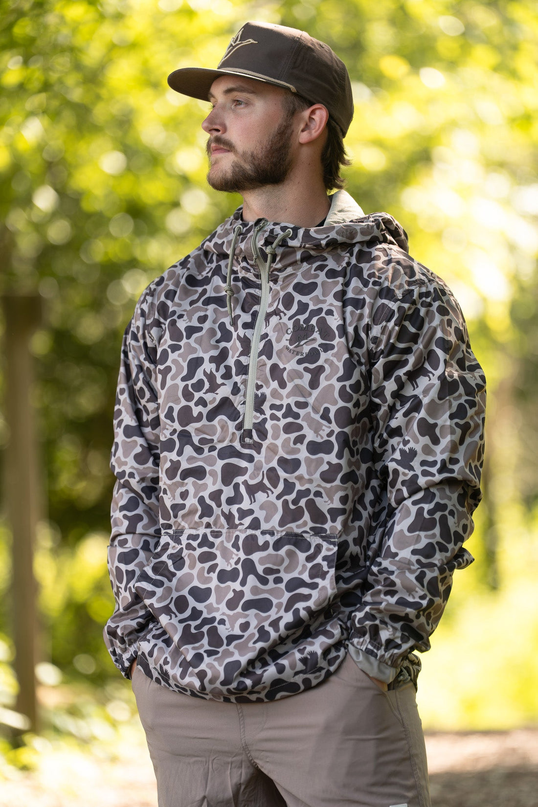 Combat Waterfowl Backwater Windbreaker in Mosul Camo