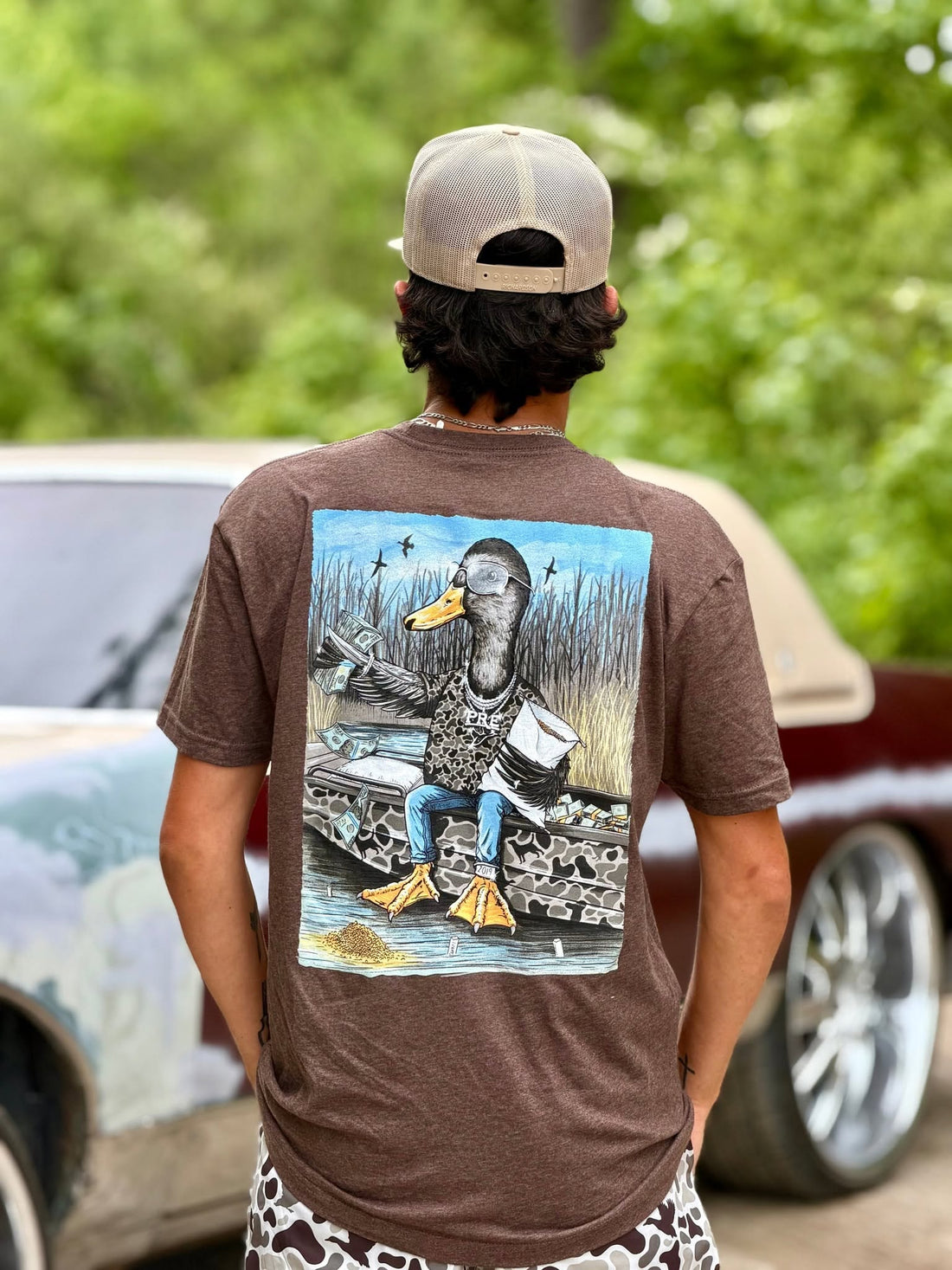 Combat Waterfowl Deep Creek Dolph graphic tee