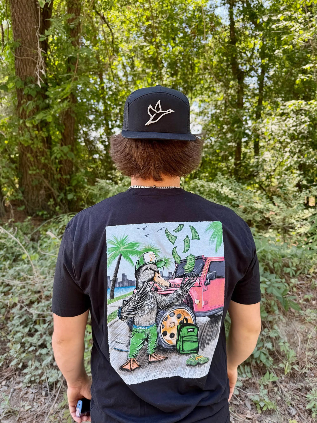 Combat Waterfowl Kodak Quack graphic tee