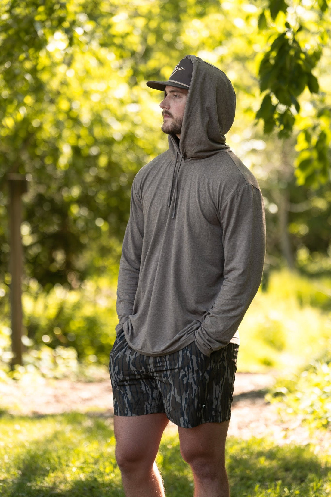 Lightweight Performance Hoodie Caribou by Combat Waterfowl