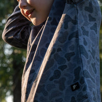 Combat Waterfowl Youth Hooded Performance Shirt Kandahar Camo view 5