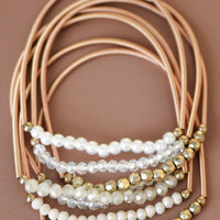Stacked Without Trying | Guitar String Coil Bracelet Set