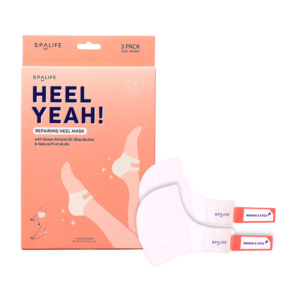 Could Sand a Deck | Repairing Heel Masks, 3 Pack