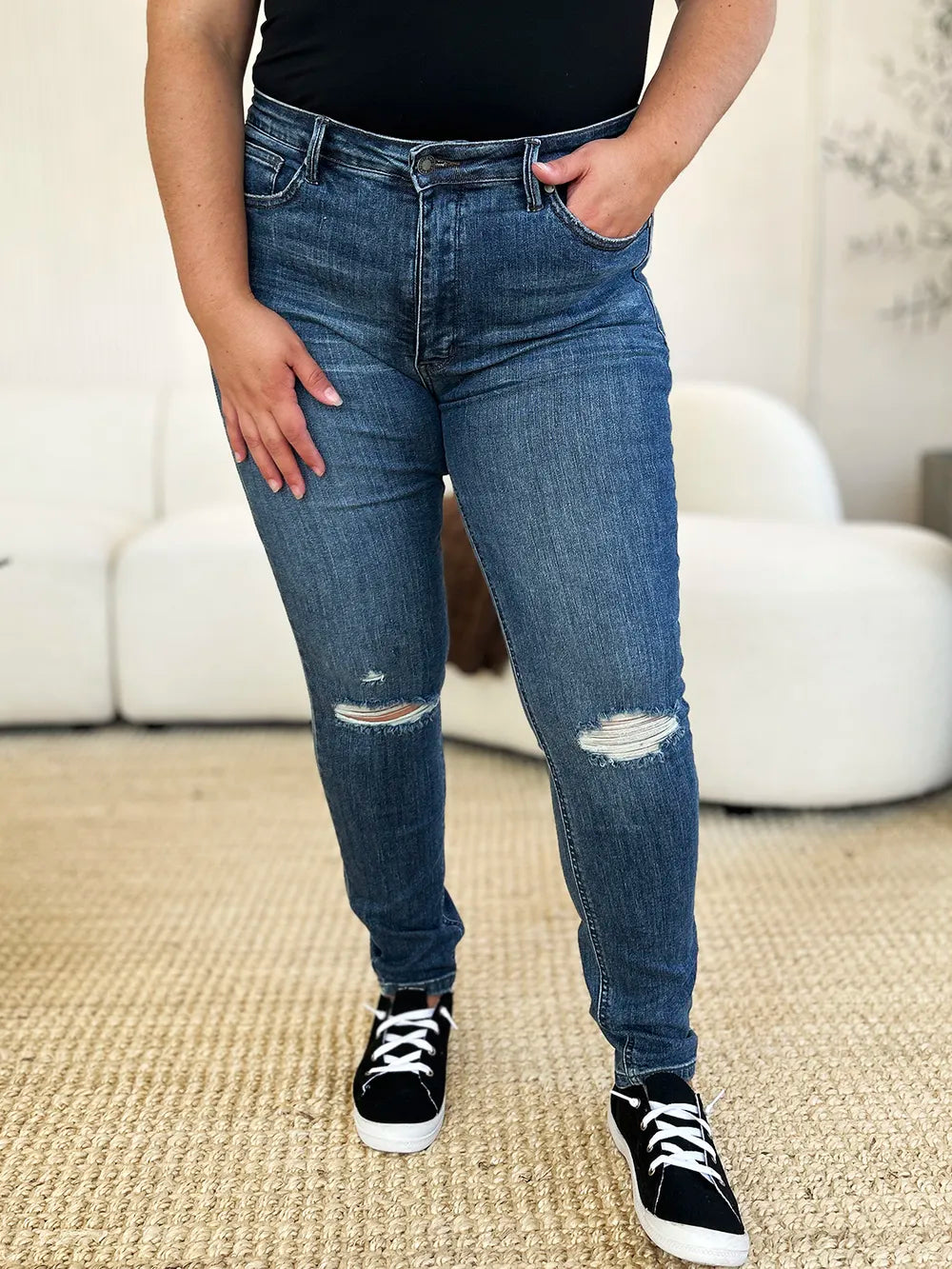 Judy Blue Slim Jeans — alternate product view 7