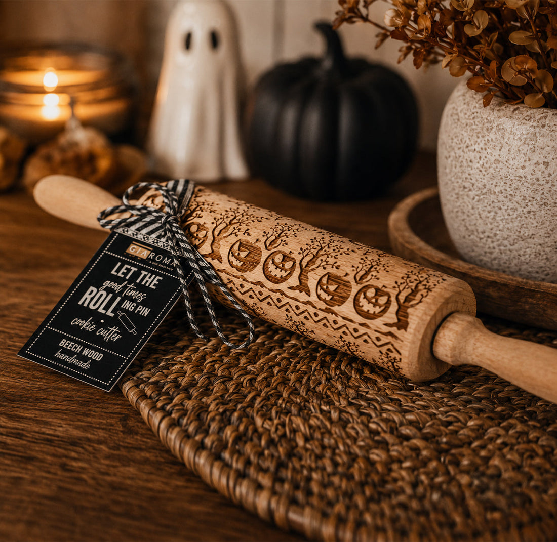 Embossed Halloween Rolling Pin — alternate product view 9