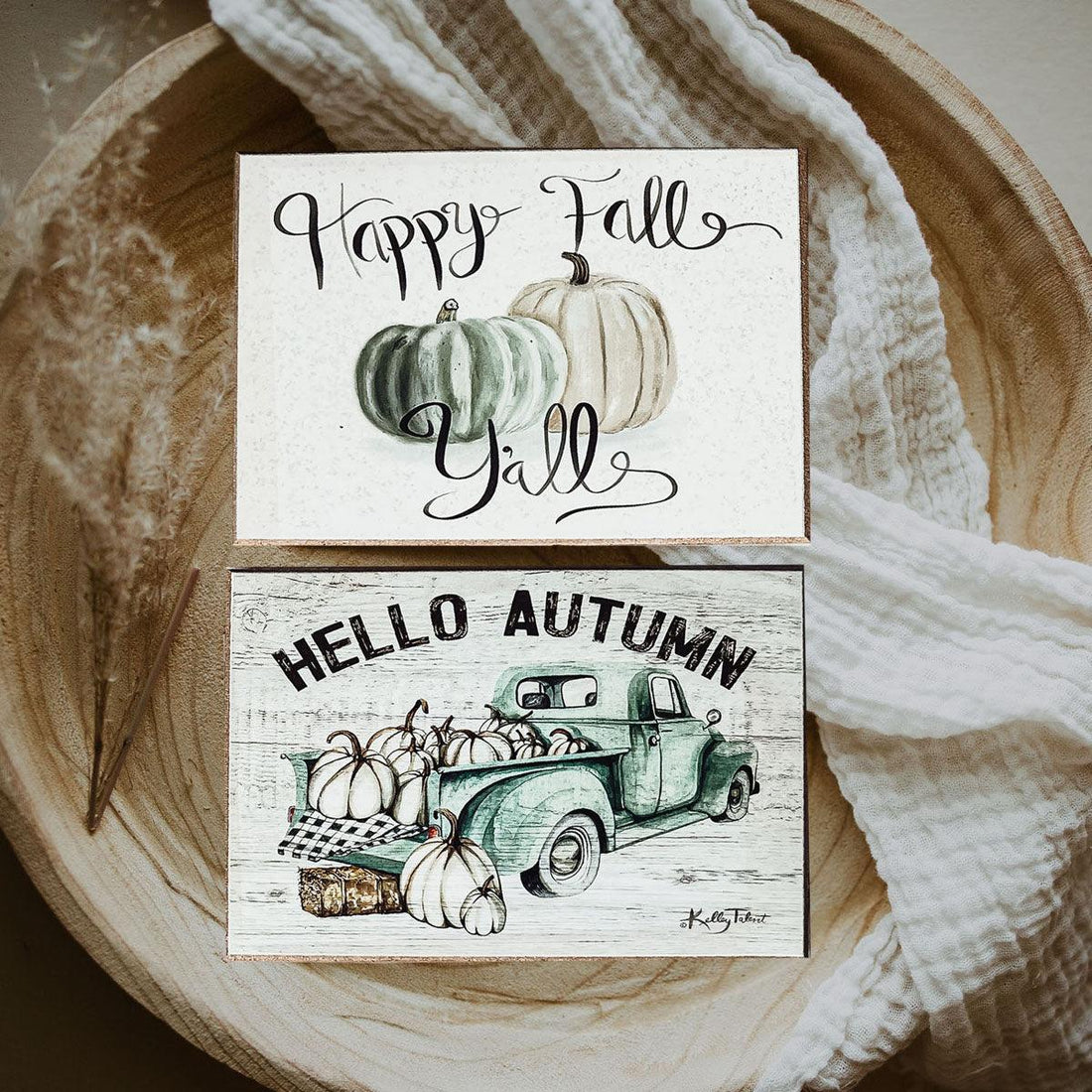 Teal Truck Sign — alternate product view 6