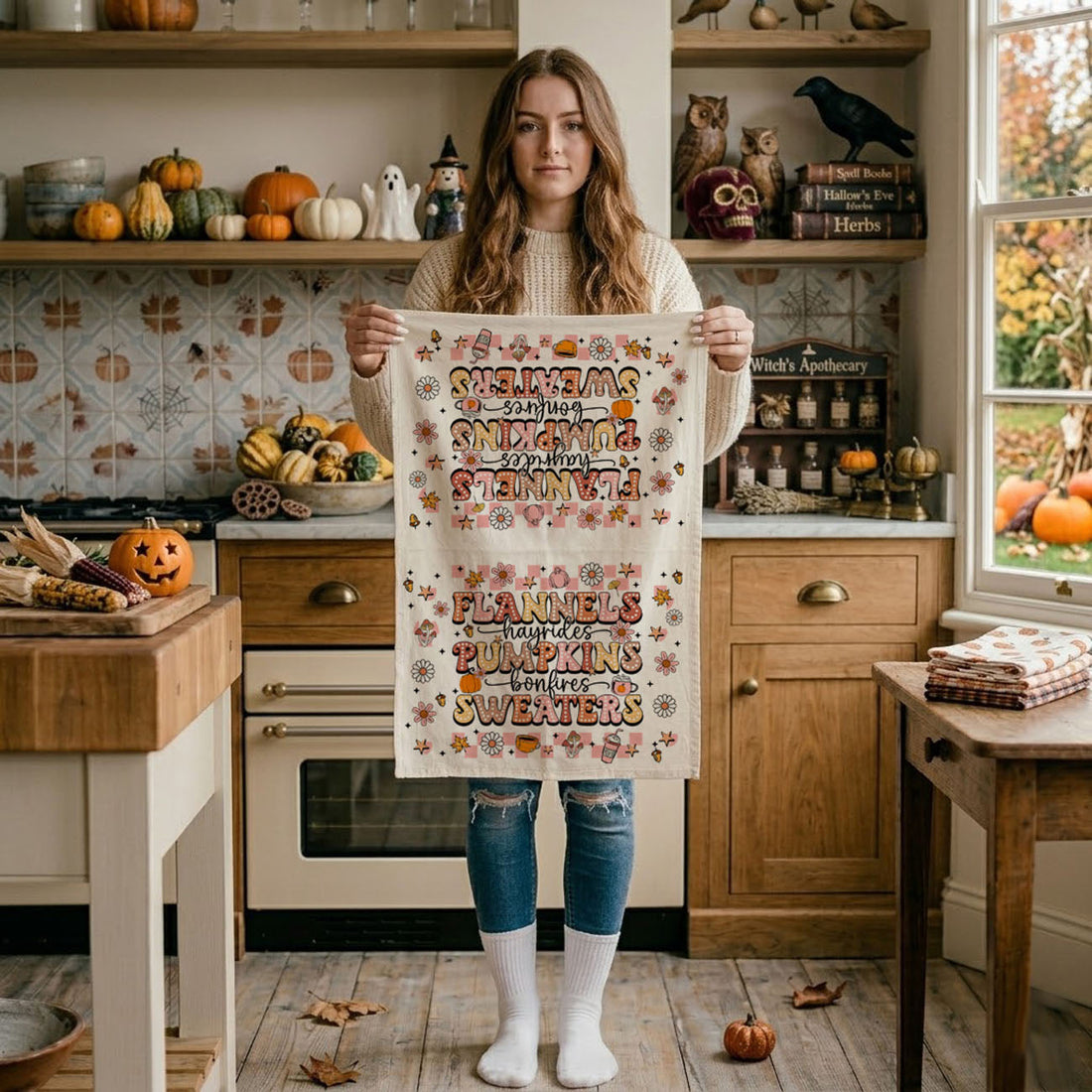 Retro Kitchen Towel — alternate product view 16