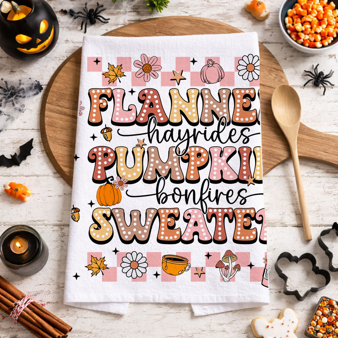 Retro Kitchen Towel — alternate product view 3