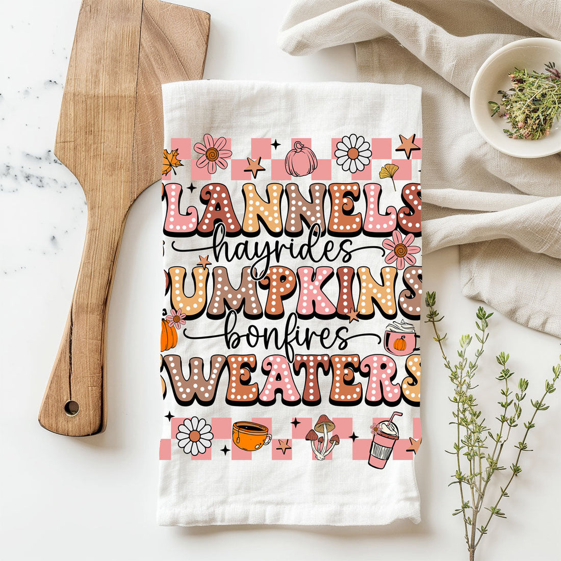 Retro Kitchen Towel — alternate product view 27