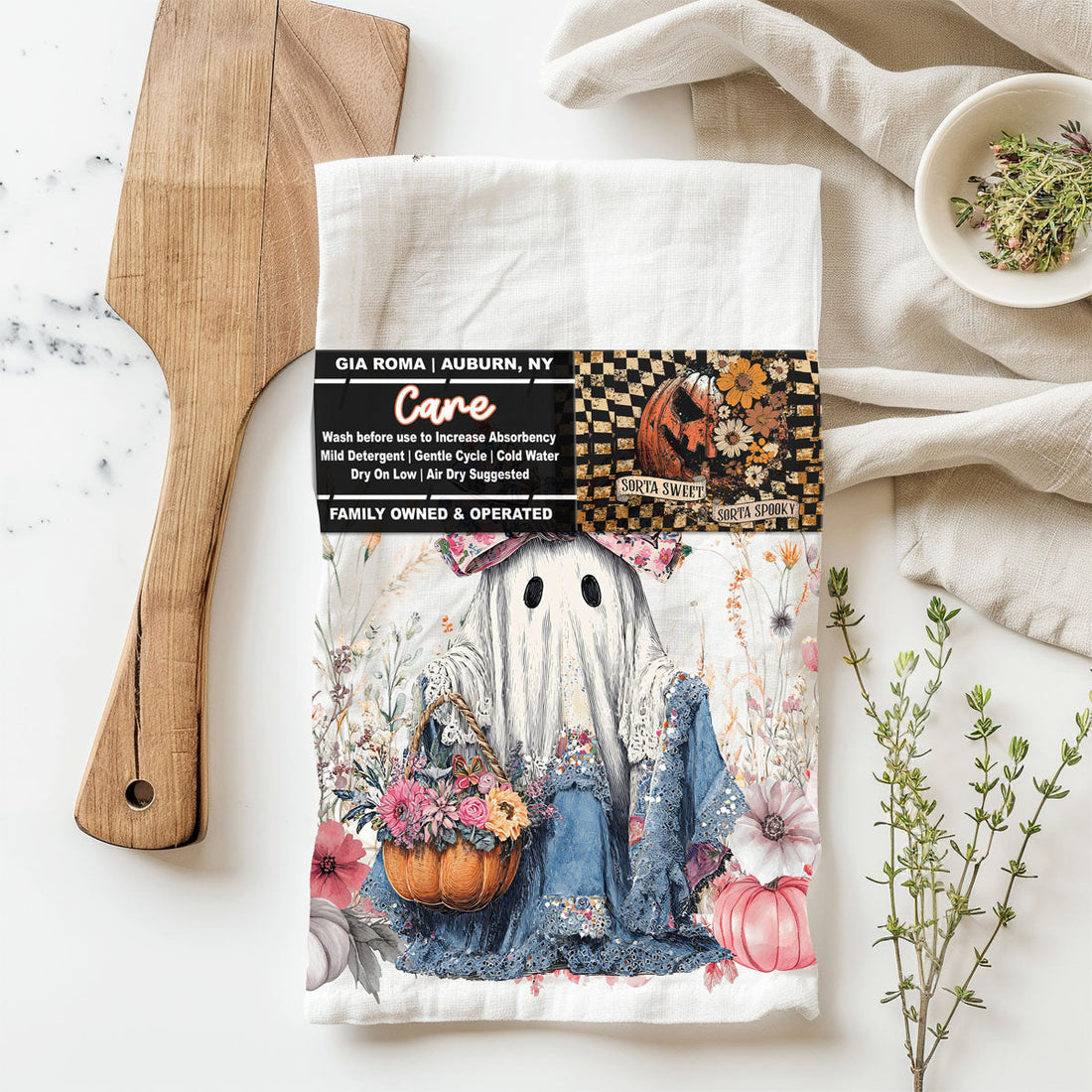Ghost Kitchen Towel — alternate product view 31
