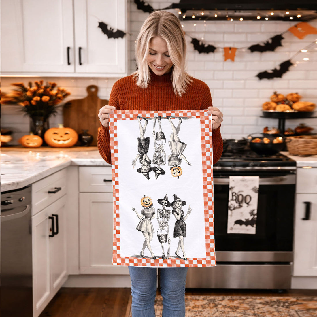 Vintage Halloween Towel — alternate product view 11