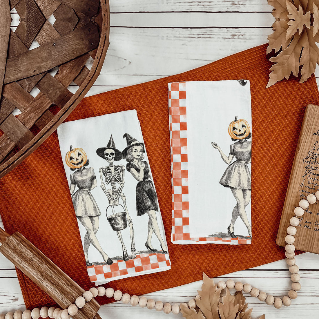 Vintage Halloween Towel — alternate product view 22