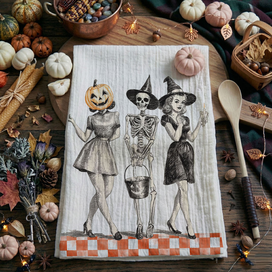 Vintage Halloween Towel — alternate product view 20
