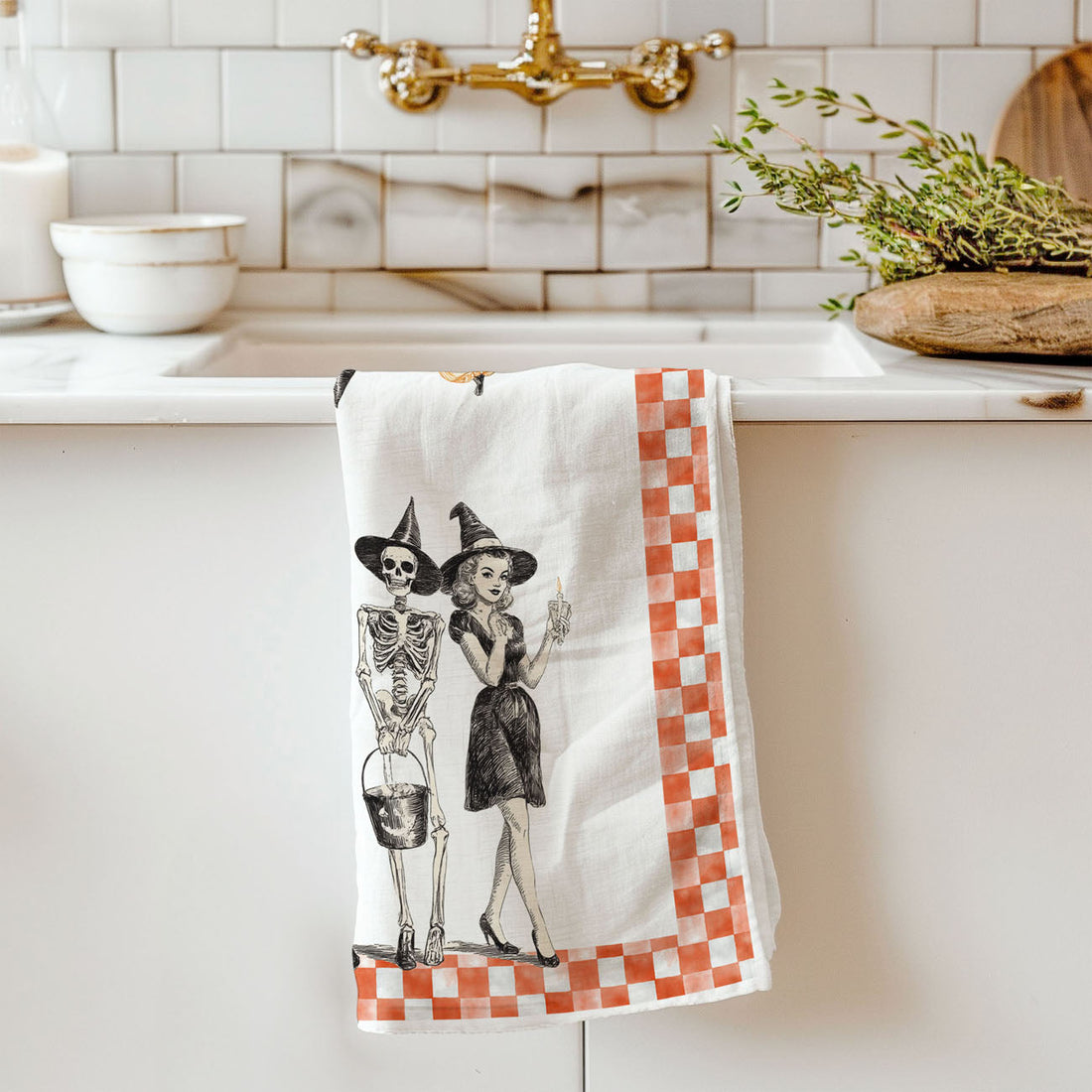 Vintage Halloween Towel — alternate product view 36
