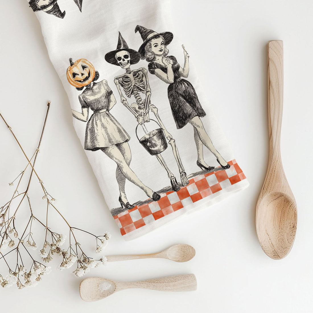 Vintage Halloween Towel — alternate product view 37