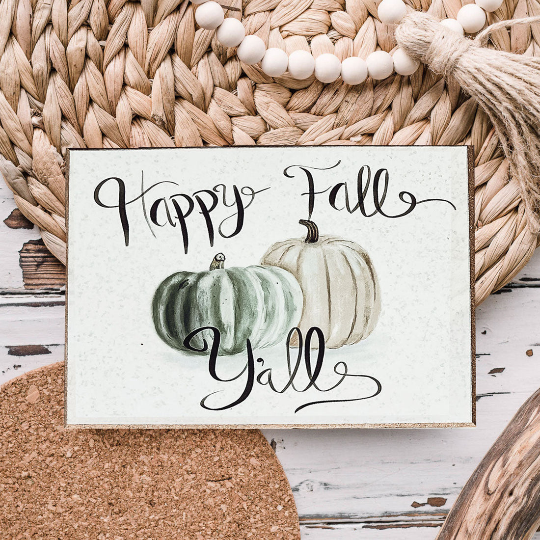 Pastel Wood Sign