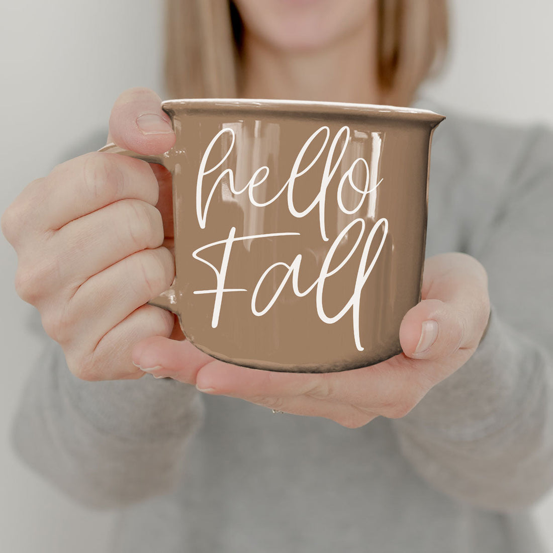 Neutral Ceramic Mug — alternate product view 4