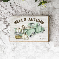 Teal Truck Sign — alternate product view 4