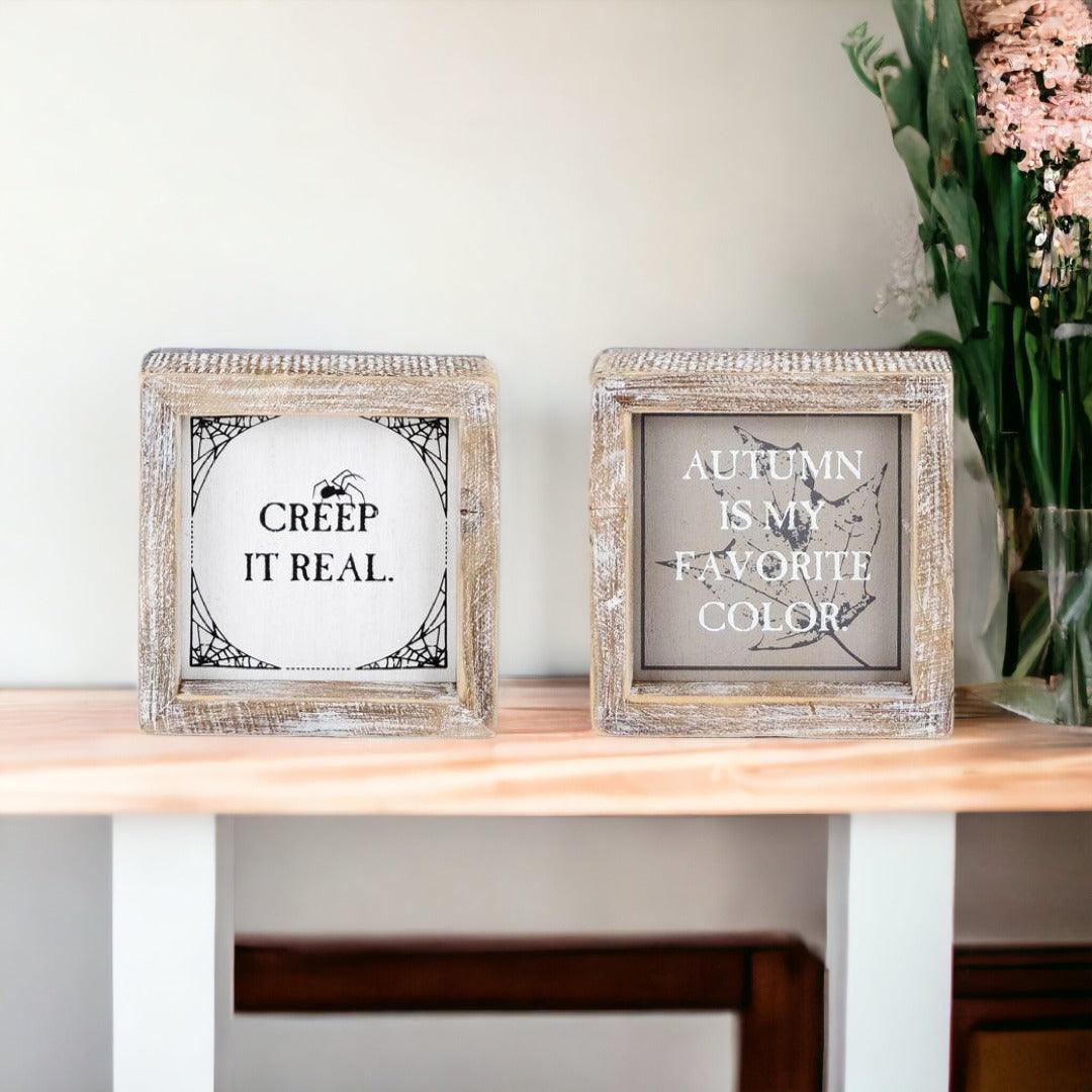 Reversible Fall Sign