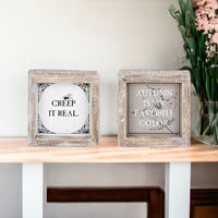 Reversible Fall Sign