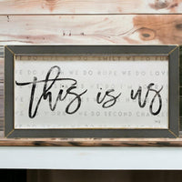 “This Is Us” XL Wall Sign — alternate product view 9