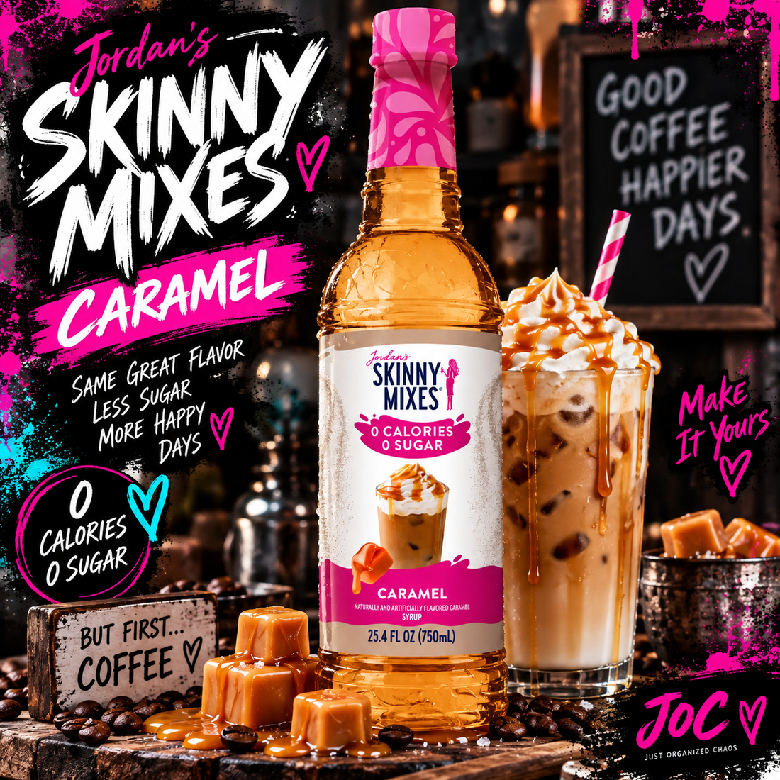 Jordan's Skinny Mixes Caramel sugar-free syrup