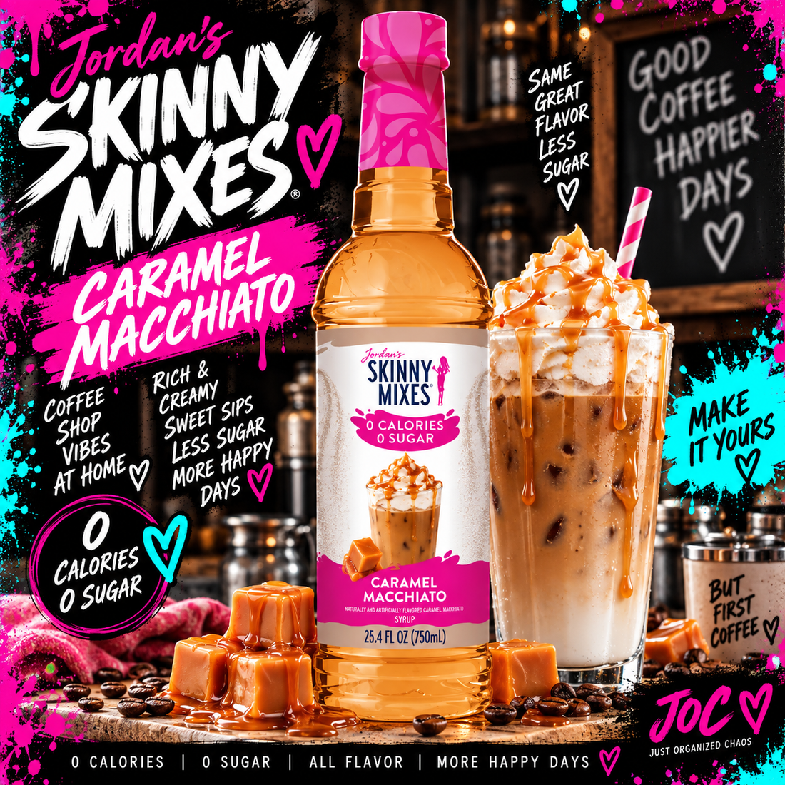 Jordan's Skinny Mixes Caramel Macchiato sugar-free syrup